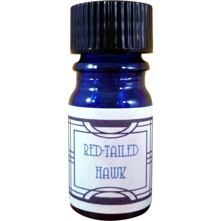 Red-tailed Hawk by Nui Cobalt Designs perfume bottle