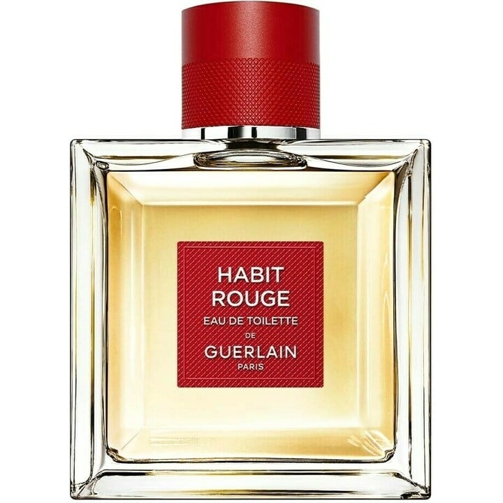 Habit Rouge EDT by Guerlain perfume bottle