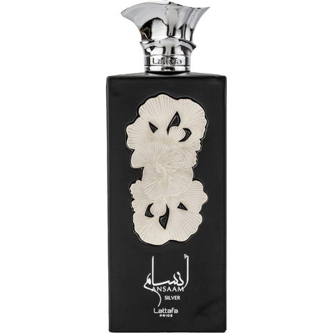 Ansaam Silver by Lattafa / لطافة perfume bottle