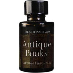 Antique Books by Amorphous / Black Baccara perfume bottle