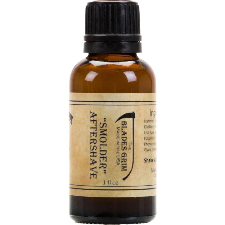 Smolder Aftershave by The Blades Grim perfume bottle