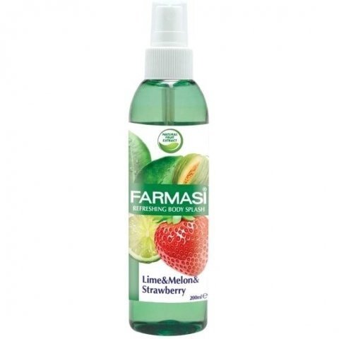 Lime & Melon & Strawberry by Farmasi perfume bottle