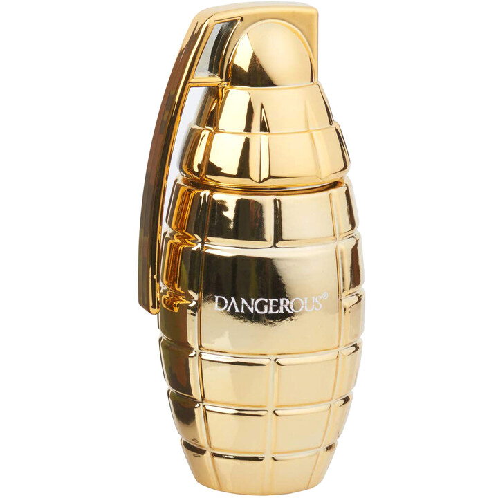 Dangerous Gold Grenade by Dangerous perfume bottle