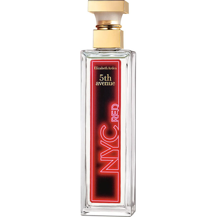 5th Avenue NYC Red by Elizabeth Arden perfume bottle