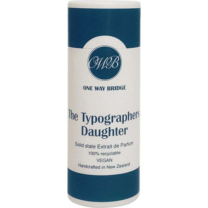 The Typographers Daughter (Solid Parfum) by One Way Bridge Perfumes perfume bottle