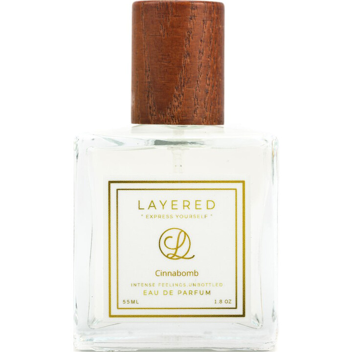 Cinnabomb by Layered perfume bottle