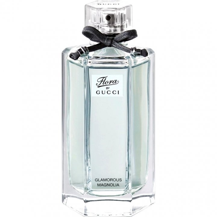 Flora by Gucci Glamorous Magnolia by Gucci perfume bottle