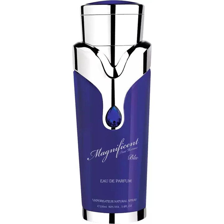 Magnificent pour Homme Blu by Armaf perfume bottle
