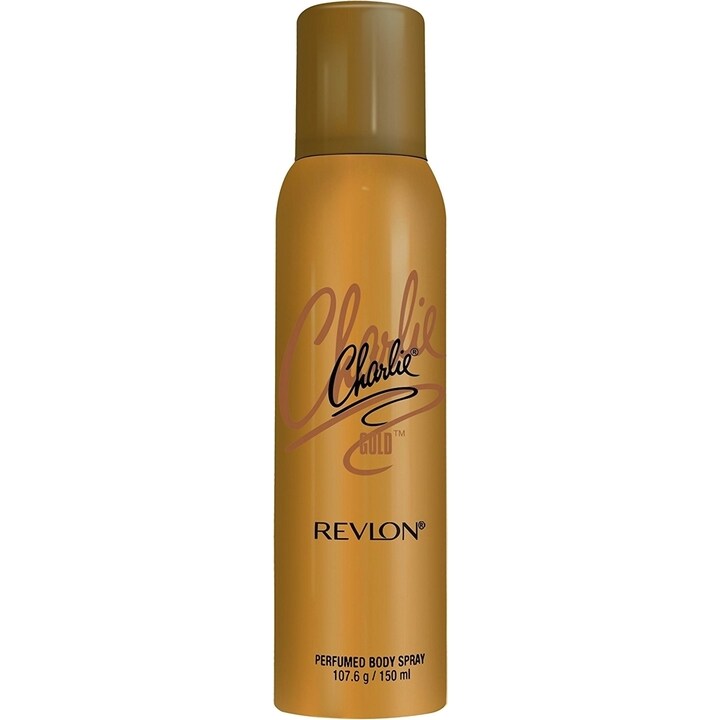 Charlie Gold (Body Spray) by Revlon / Charles Revson perfume bottle