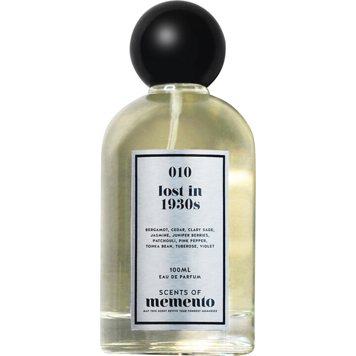 010 Lost in 1930s by Scents of Memento perfume bottle