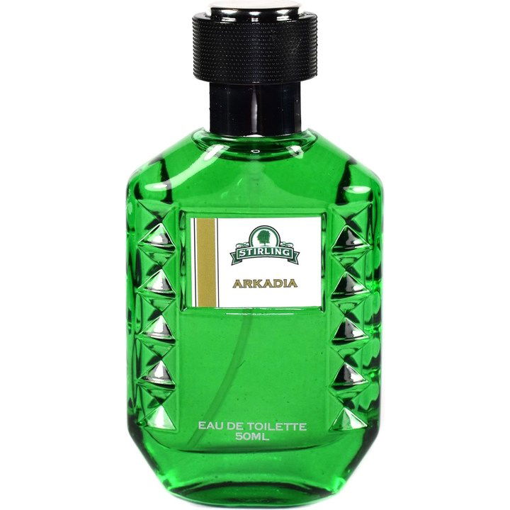 Arkadia EDT by Stirling Soap perfume bottle