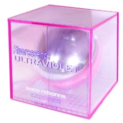 Ultraviolet Fluoressence by Paco Rabanne perfume bottle
