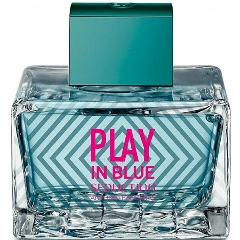 Play In Blue Seduction for Women by Antonio Banderas perfume bottle