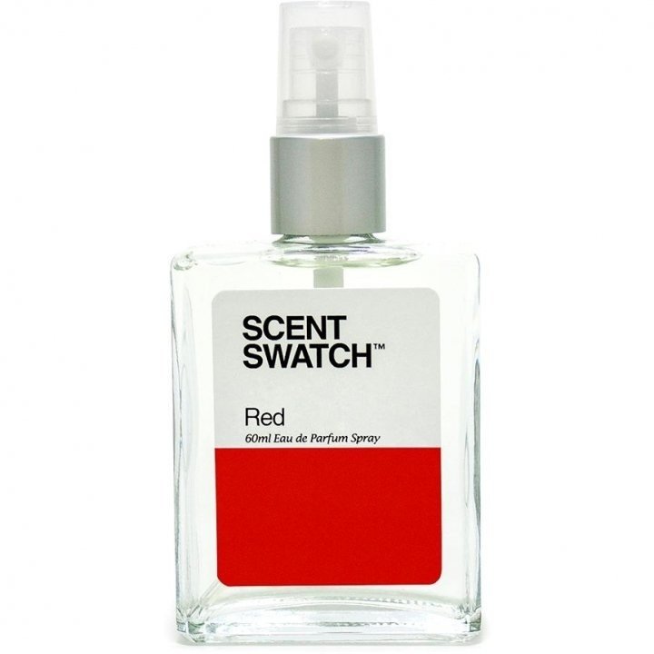 Red by Scent Swatch perfume bottle