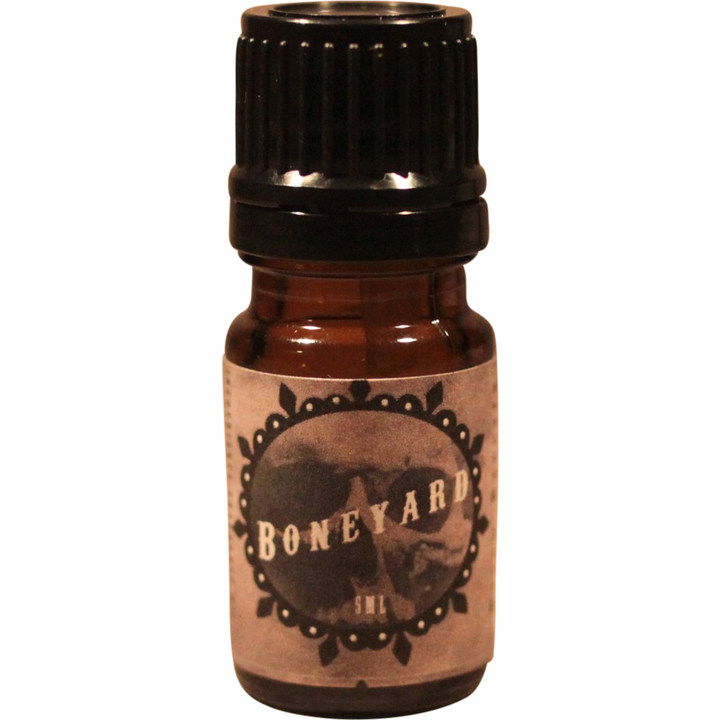 Boneyard by Amorphous / Black Baccara perfume bottle