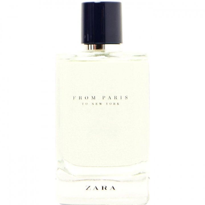 From Paris to New York by Zara perfume bottle