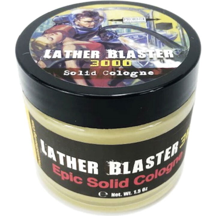 Lather Blaster 3000 (Solid Cologne) by Phoenix Artisan Accoutrements / Crown King perfume bottle