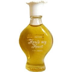 Here's My Heart (Cologne) by Avon perfume bottle