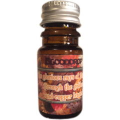 The Glorious Rays of the Sun through the Gold and Copper Leaves by Astrid Perfume / Blooddrop perfume bottle