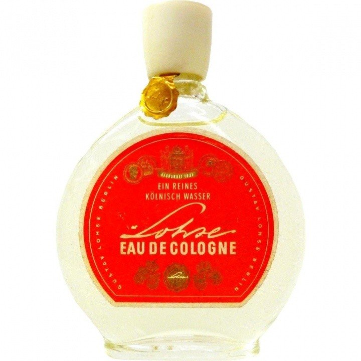 Eau de Cologne by Gustav Lohse perfume bottle