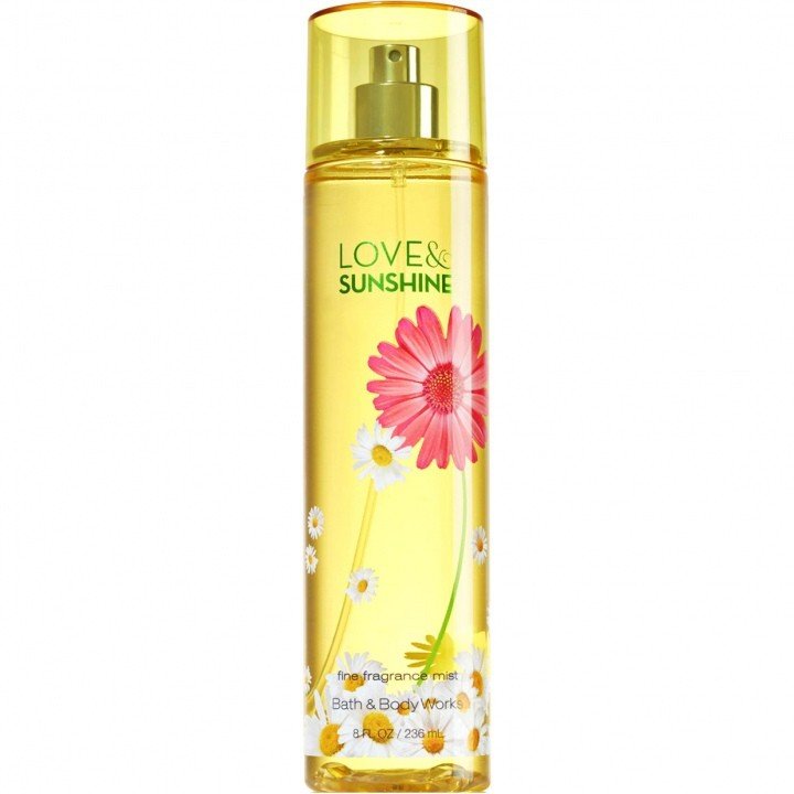 Love & Sunshine by Bath & Body Works perfume bottle