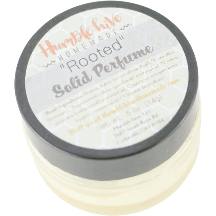 Rooted by Humble Hive Homemade perfume bottle