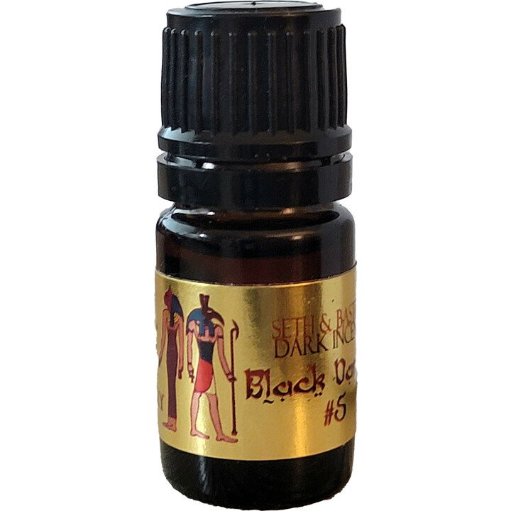 Seth and Bastet's Dark Incense - Black Vanilla #5 by Vapothecary perfume bottle