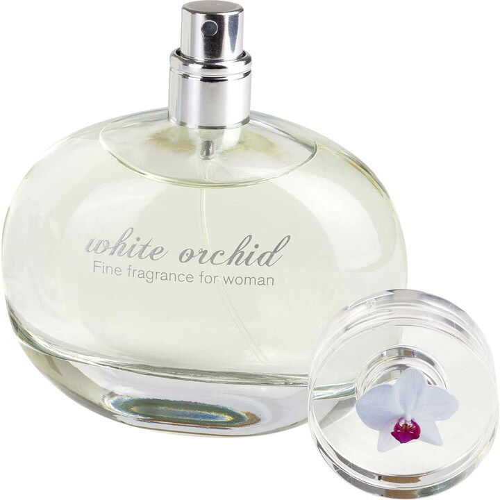White Orchid by Bachs perfume bottle