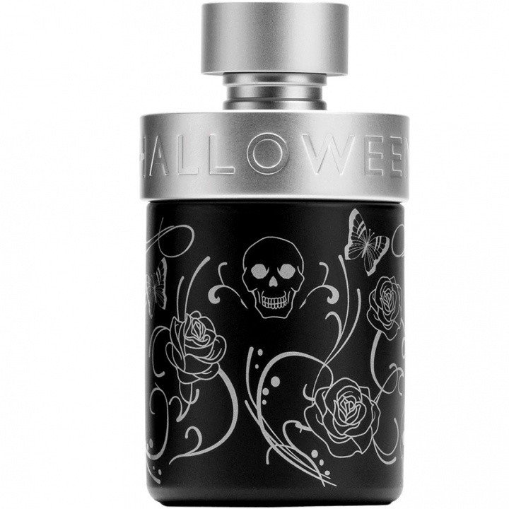 Halloween Man Tattoo by Halloween perfume bottle