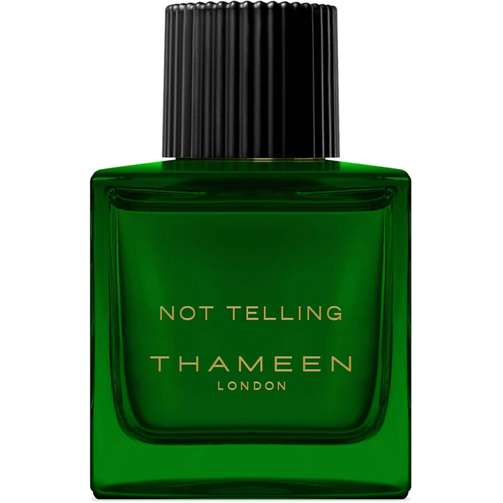 Not Telling by Thameen perfume bottle