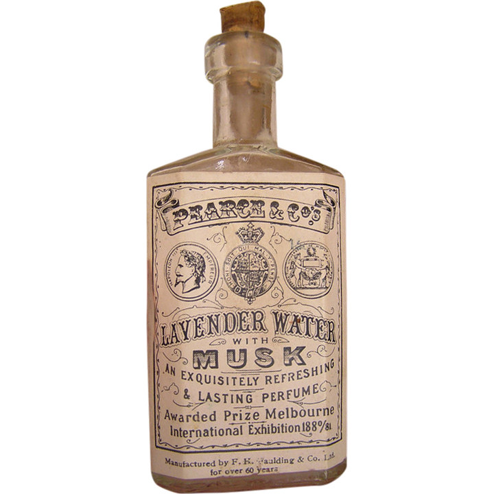 Lavender Water with Musk / Lavender & Musk by Faulding perfume bottle