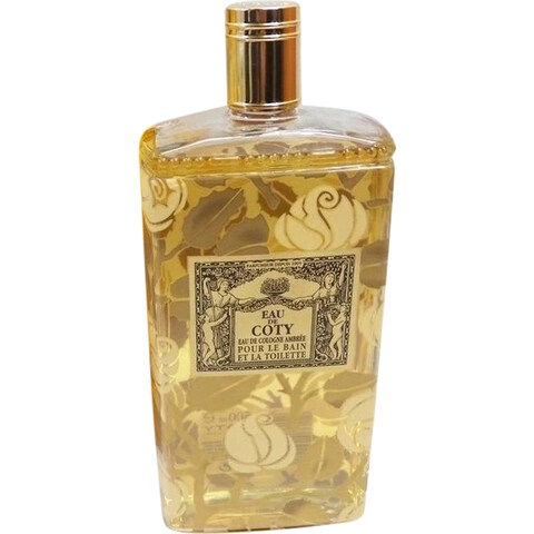Eau de Coty (Eau de Cologne Ambrée) by Coty perfume bottle