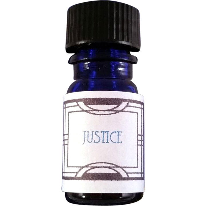 Justice by Nui Cobalt Designs perfume bottle
