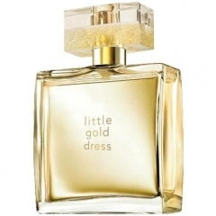 Little Gold Dress EDP by Avon perfume bottle