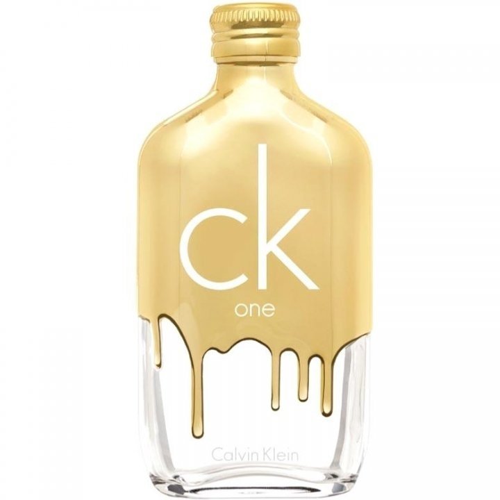 CK One Gold by Calvin Klein perfume bottle