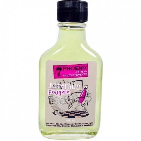 Jitter Bug Fougère by Phoenix Artisan Accoutrements / Crown King perfume bottle