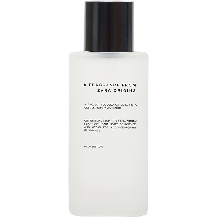 A Fragrance From Zara Origins by Zara perfume bottle