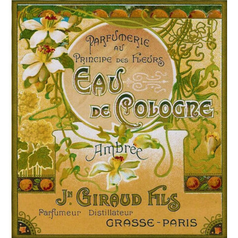 Eau de Cologne Ambrée by Jean-Paul Giraud et Fils perfume bottle