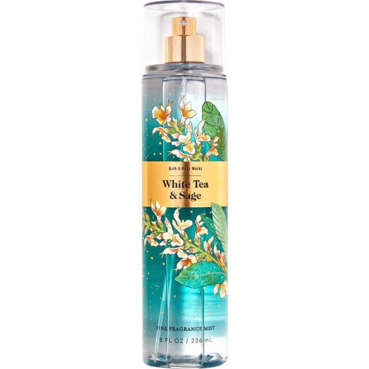 White Tea & Sage by Bath & Body Works perfume bottle