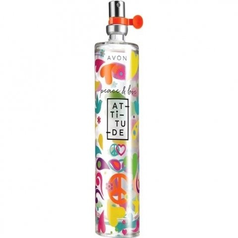 Peace & Love Attitude by Avon perfume bottle