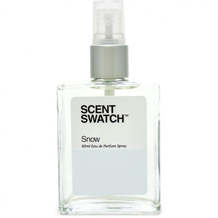 Snow by Scent Swatch perfume bottle
