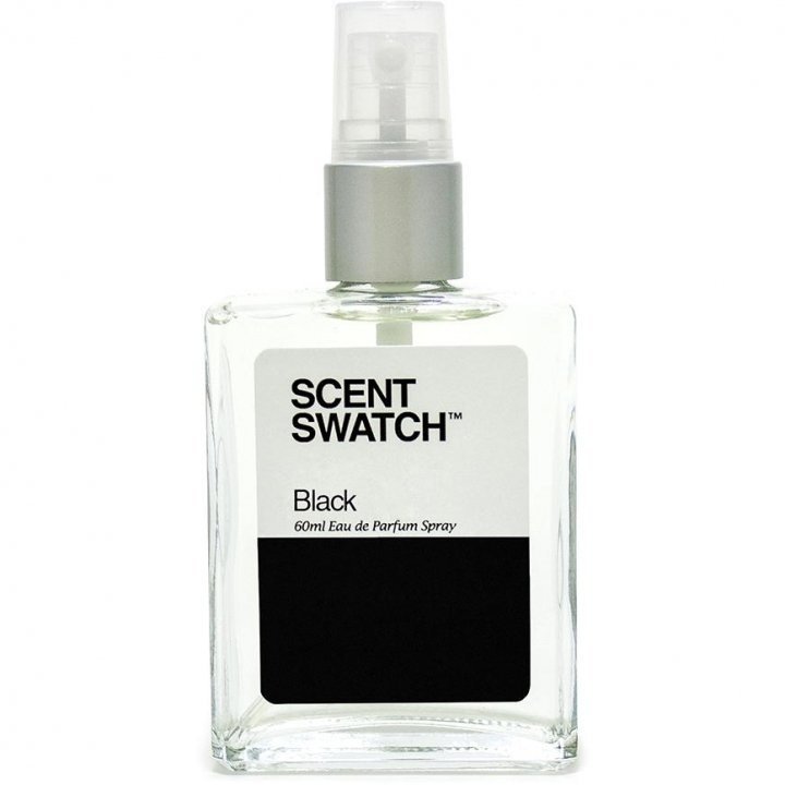 Black by Scent Swatch perfume bottle