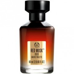 Red Musk Oud by The Body Shop perfume bottle