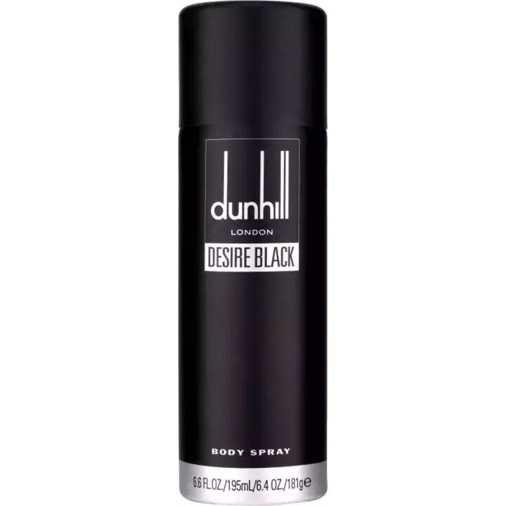 Desire Black (Body Spray) by Dunhill perfume bottle