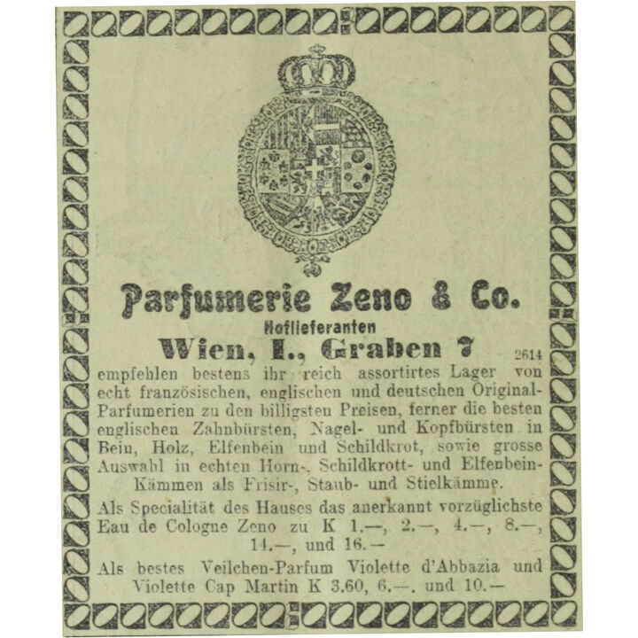 Violette Cap Martin by Parfumerie Zeno perfume bottle