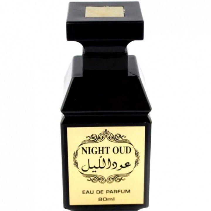 Night Oud by Lattafa / لطافة perfume bottle
