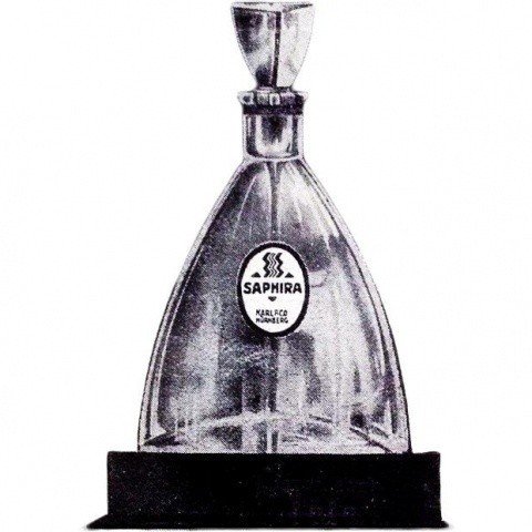 Saphira by Karl & Co. Nürnberg perfume bottle