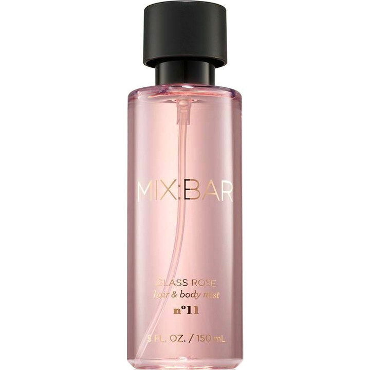 Nº11 Glass Rose (Hair & Body Mist) by Mix:Bar perfume bottle