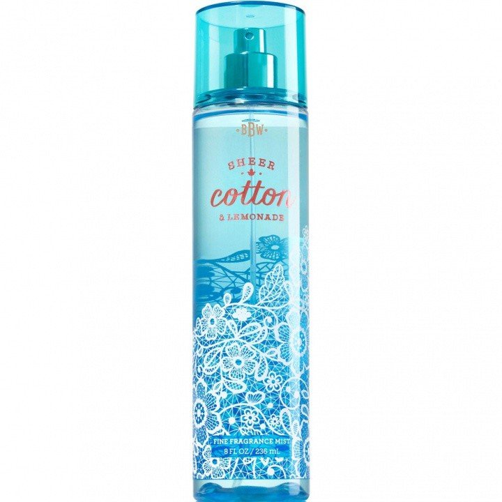 Sheer Cotton & Lemonade by Bath & Body Works perfume bottle