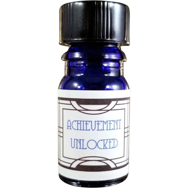 Achievement Unlocked by Nui Cobalt Designs perfume bottle